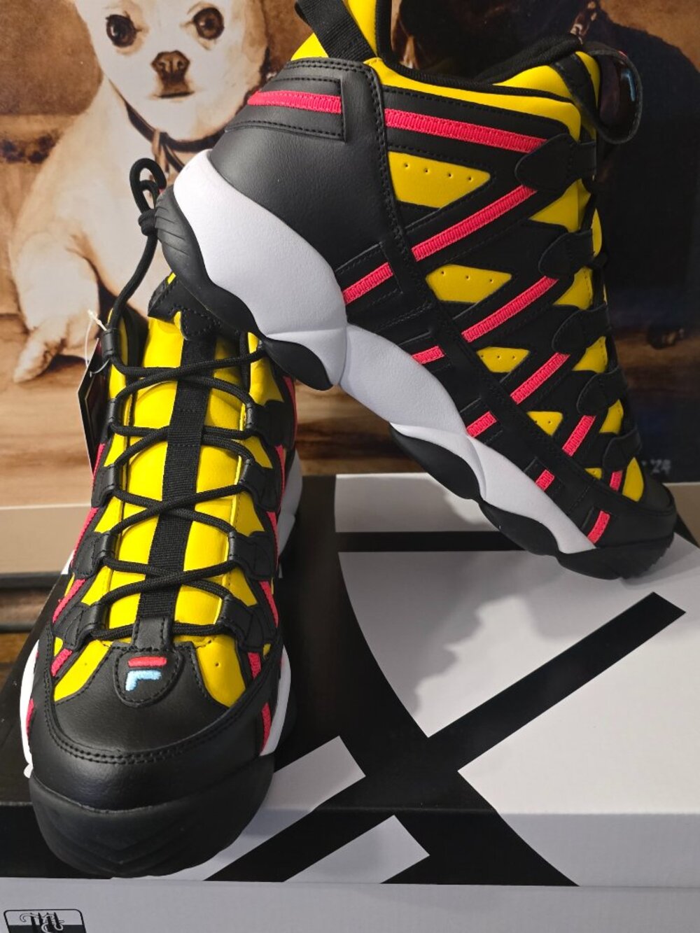 FILA - Men's Stackhouse Spaghetti Shoes 1BM01793 708 Basketball Mens Sz 10 NEW